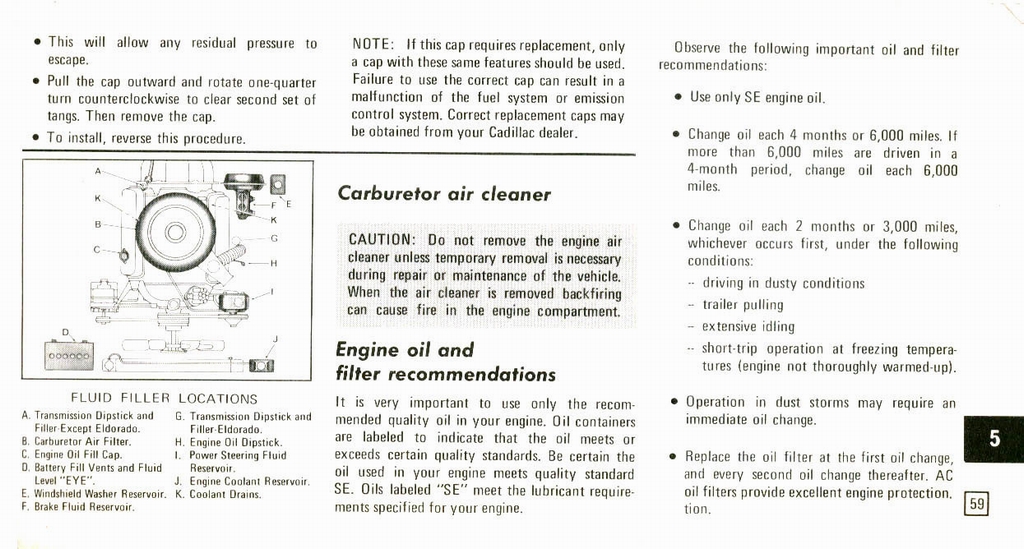 1973 Cadillac Owners Manual Page 46